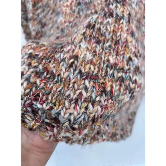 H&M Womens Long Sleeve Open Front Cardigan Sweater Multicolor Sz M - Picture 4 of 13